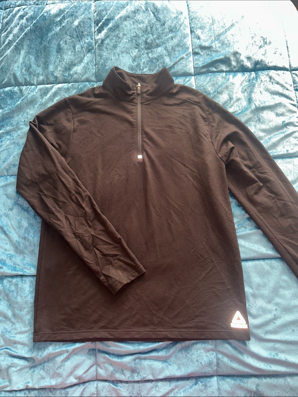 Reebok Men’s Black Quarter-Zip Pullover